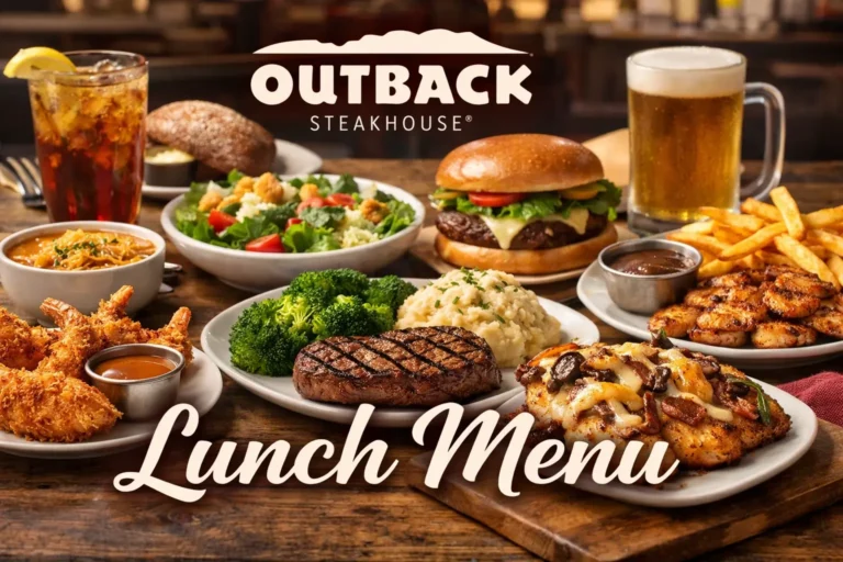 Outback Lunch Menu With Prices