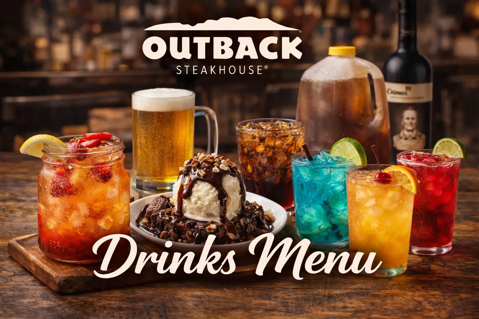 Outback Steakhouse Drinks Menu With Prices